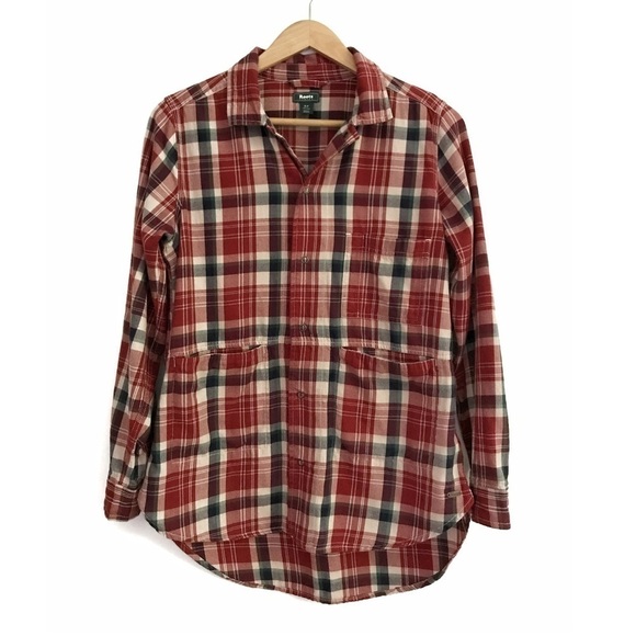 Roots Other - Roots Plaid Button Down Shirt Pockets